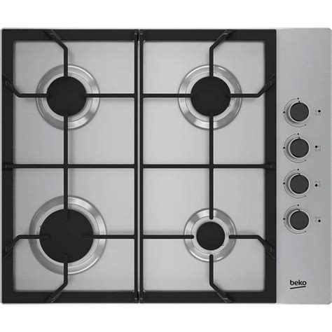 beko hibg64125sx gas hob - stainless steel